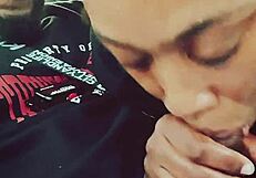 My Stud Best Friend Insisted on Tasting My Pussy in the Bedroom, Licking Deeply and Making Me Moan Loudly