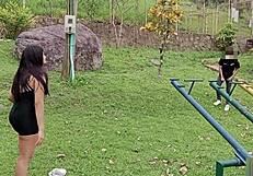 outdoor stepsiblings hard sex