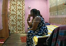 I watched this indian milf cheating with her neighbor while her husband was away