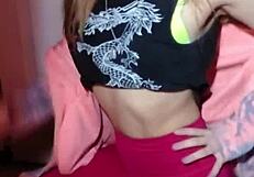 bonneyuwu indulges in lollipop fetish during solo softcore scene