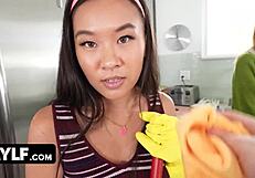 Merciless stepson pounds stepfamily women