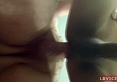 Wow, the teen ladyboy Aoki is the submissive cock worshipper!