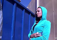 Petite brown skin saggy tits teen 18+ pick up by older monster cock black guy and seduce to fuck her