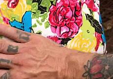 delicious massage on my stepdaughter ends with happy sex toy finish