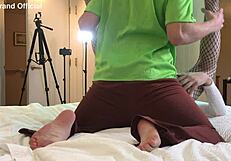 How does shaggy fuck the ts college student in roleplay?