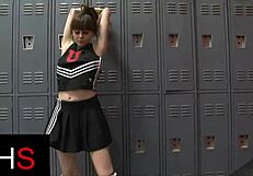 black stud fucks gym girl