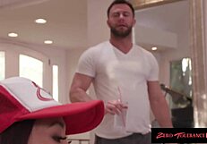 Zerotolerancefilms - hot asian delivery girl stays for intense fuck