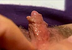 big clit orgasm closeup