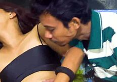 Best friend fucks sexy Indian wife in kitchen.