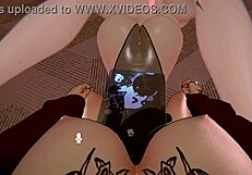 Threesome with succubus pt 1 - blowjob and deepthroat action!