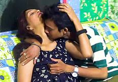 Best friend fucks sexy Indian wife in kitchen.