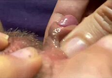 big clit orgasm closeup