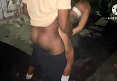 wife with friend real amateur on the street