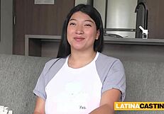 Latina Babe at Casting