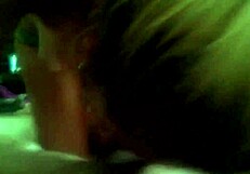 Blonde Girlfriend Performs Intense Blowjob and Handjob Leading to Homemade Facial Cumshot