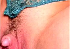 Hotel bbc with big clit milf teasing and moaning in lingerie