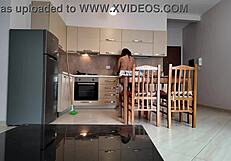 Can you believe stepmom's shock at seeing her stepson's huge dick?