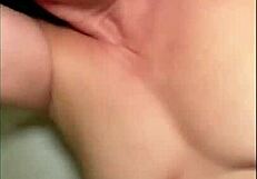 Hotel bbc with big clit milf teasing and moaning in lingerie