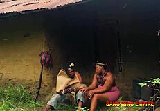 Stepmother Shows Naked Body and Gets Juicy Wet Pussy Deeply Fucked After Bush Hunting