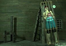 four beauties inside petite 18+ cage