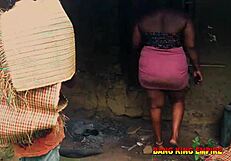 Stepmother Shows Naked Body and Gets Juicy Wet Pussy Deeply Fucked After Bush Hunting