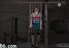 four beauties inside petite 18+ cage