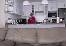 Please Cum in My Ass Daddy Stepdad Catches Stepdaughter Watching Anal Porn