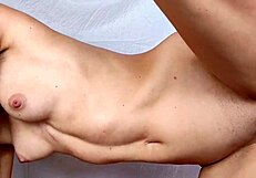 Licking my step sister's dripping wet pussy before pounding her hard for a massive creampie cumshot.