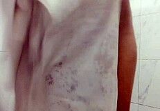 Friends explore pissing and bathing in intimate homemade scenes