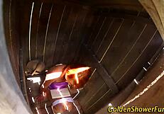 Ginger skank urinating