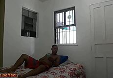 Caught boss jerking off, employee seduces him – will he tell his wife?