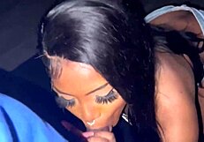 Intriguing wet blowjob session with lots of cum in the mouth, full video.