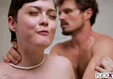 Small secretary fucked by new boss.