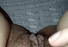 Intense Milf Flaunts Hairy Open Pussy