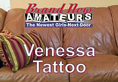 brunette milf vanessa is getting a deep body massage