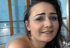 Hungarian Beauty's First Time Fucking Horny Stranger On Camera In POV