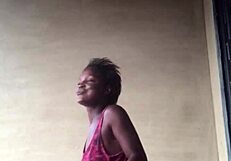 Crazy bitch twerks her big ass everywhere.