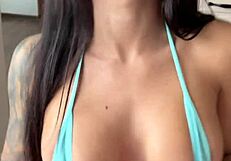 Hot Baby in Bikini Presents Anal Interview Vertical Point of View