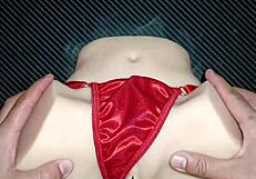 Sexo Anal Con Candy En Tanga Roja Con Pompón