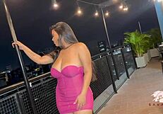 BBW Savannah Watson has sex with stranger after party.