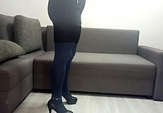 I'm jus relaxin at home, my husban ain't here, it's nice