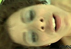 Is this brunette latina's first wild sex video?