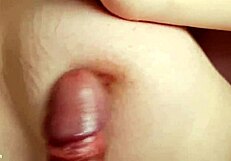 i give hot titjob, nipples rubbing and huge cum on tits
