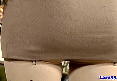 Stockings-Loving Lezzies Dive Into Pussy With Dildo Toys