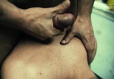 they're in the moscow garage, two mature men fucking bareback