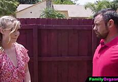 Familyorgasm - Daughters Pamper Old Stepdads After Soccer