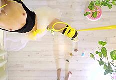 Look At Bonnie Dolce In Suspension Bondage!