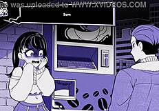 In the depths of desire, a man encounters a hellishly cute creature and engages in intense fucking.