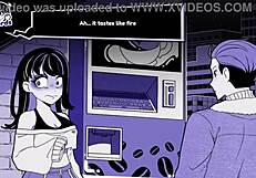 In the depths of desire, a man encounters a hellishly cute creature and engages in intense fucking.