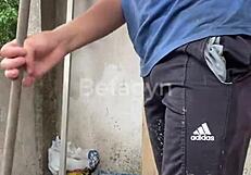 Redhead Wife Gets Fucked by Construction Worker on Site?